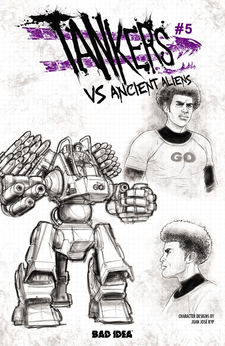 Tankers Vs Ancient Aliens #5 (of 5)  C Juan Jose Ryp Design Var