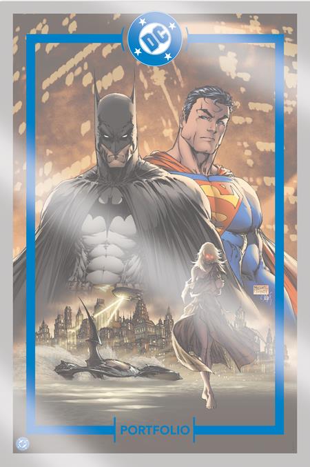 DC Portfolio Of Michael Turner Superman & Batman 9 Print Set