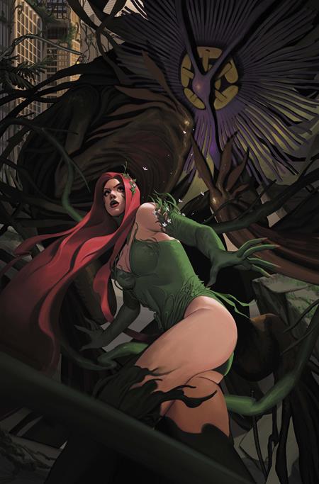 Poison Ivy #49  D Manny Vincent Carbonilla Card Stock Var (batman Bad Seeds)