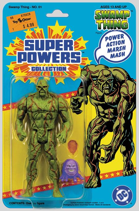 Swamp Thing #1 Facsimile Edition  B Jason Geyer & Alex Saviuk Swamp Thing Super Powers Card Stock Var
