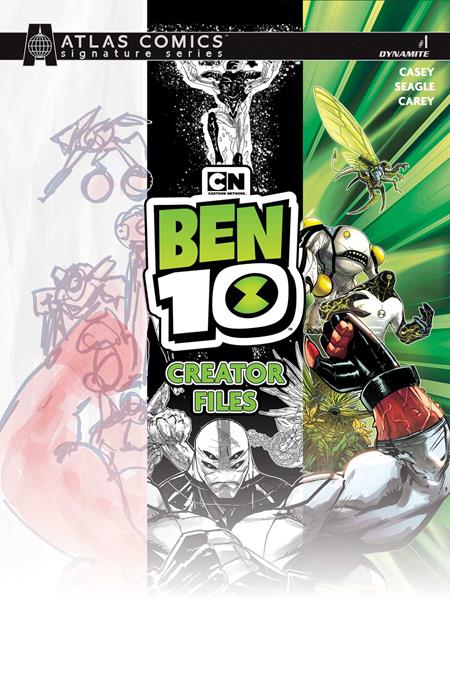 Ben 10 #1 Creator Files  | One Shot  C Robert Carey Atlas Edition Signed By Joe Casey Var