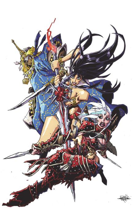 Pathfinder Vampirella Blade Of Darkness #1 E Andrew Huerta Metal Premium Var - Image