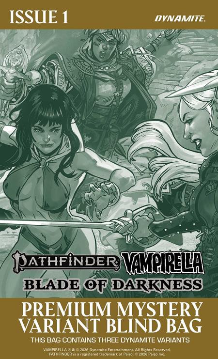 Pathfinder Vampirella Blade Of Darkness #1  G Premium Mystery Blind Bag Var