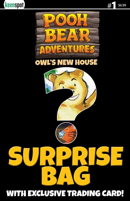 Pooh Bear Adventures Owls New House #1  | One Shot  D Surprise Cover Bagged With Trading Card Var