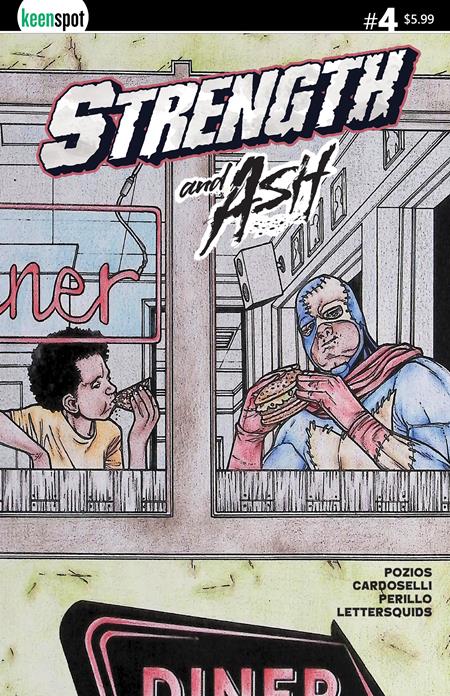 Strength & Ash #4  C Alex Sanchez Francesca Perillo Diner Var