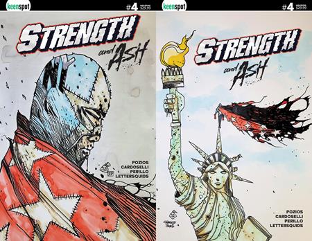 Strength & Ash #4  D Stefano Cardoselli Francesca Perillo Holofoil Flip Cover Var