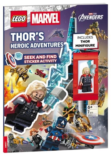 Lego Marvel Thors Heroic Adventures Seek And Find Sticker Activity Book  | TPB
