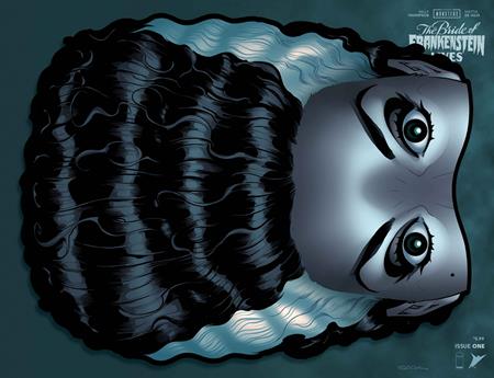 Universal Monsters Bride Of Frankenstein Lives #1 (of 4)  K Ryan Sook Die Cut Foil Hairiant Var