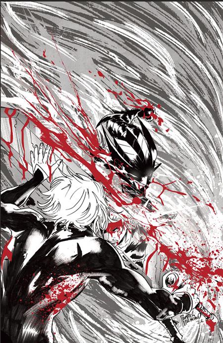 Fireborn #5  E Patrick Mulholland Black And White And Blood Virgin Cardstock Var
