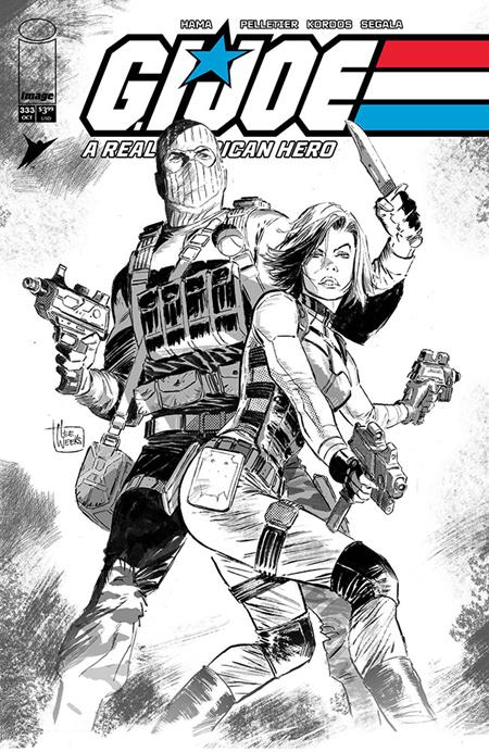 Gi Joe A Real American Hero #333  B Lee Weeks B&w Var