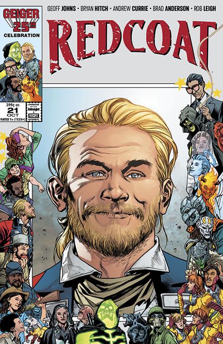Redcoat #21 B Bryan Hitch & Brad Anderson Geiger #25 Anniversary Var - Comics - Image - Pop Weasel