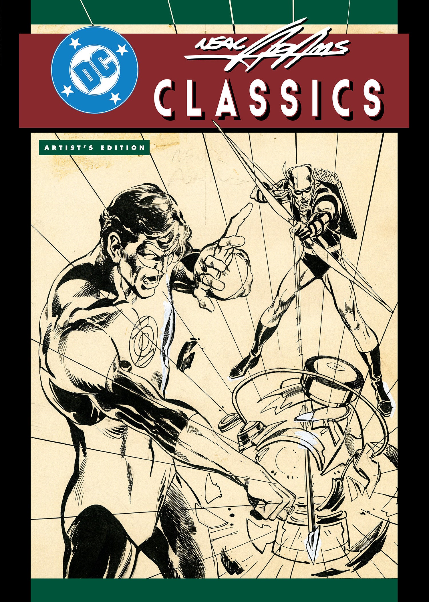 Neal Adams' DC Classics Artist's Edition Cover B (Green Lantern Version) | Hardcover - Image