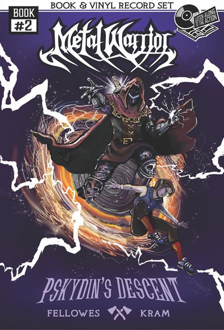 Metal Warrior  | TPB #02 Psykdins Descent With 7 Inch Vinyl image