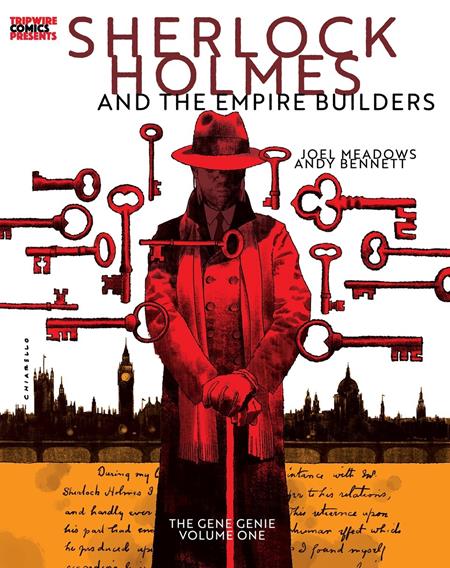 Sherlock Holmes And The Empire Builders  | Hardcover Vol 1 The Gene Genie Chiarello image