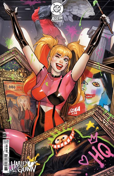 Harley Quinn #45  B David Nakayama Card Stock Var image