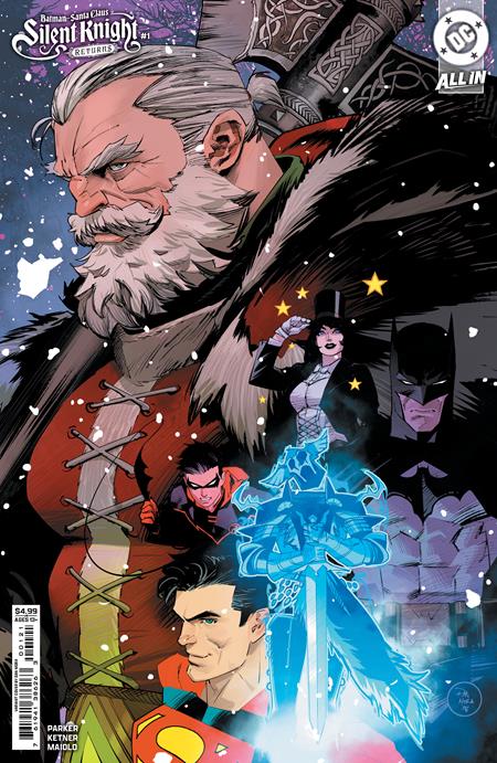 Batman Santa Claus Silent Knight Returns #1 (of 5)  B Dan Mora Card Stock Var image