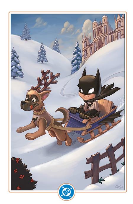 Batman #155  G Chrissie Zullo Dc Winter Wonderland Card Stock Var image