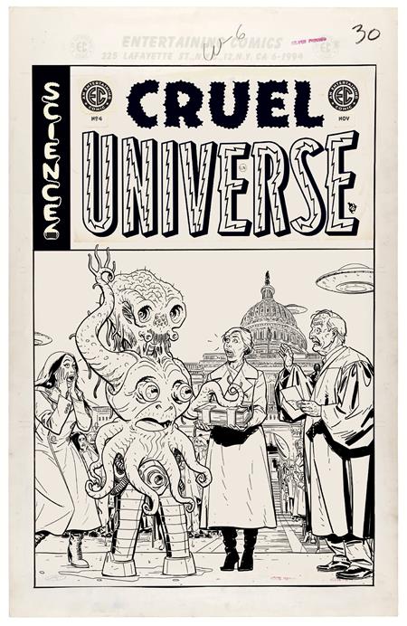 Ec Cruel Universe #4 (of 5)  D Inc 1:20 Kano B&w Artist Edition Var image