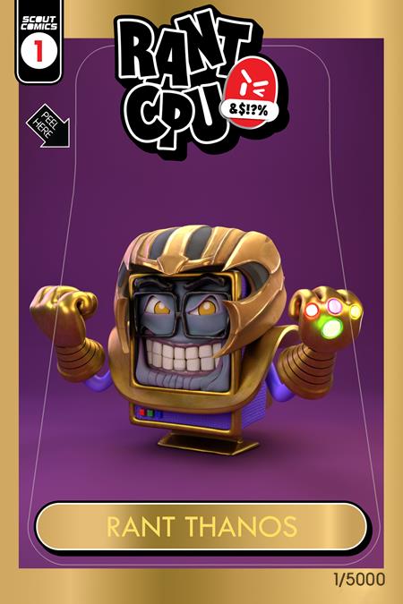 Rant Cpu #1  | One Shot  D Mk Perker Ranthanos Garbage Pail Kids Homage Var image