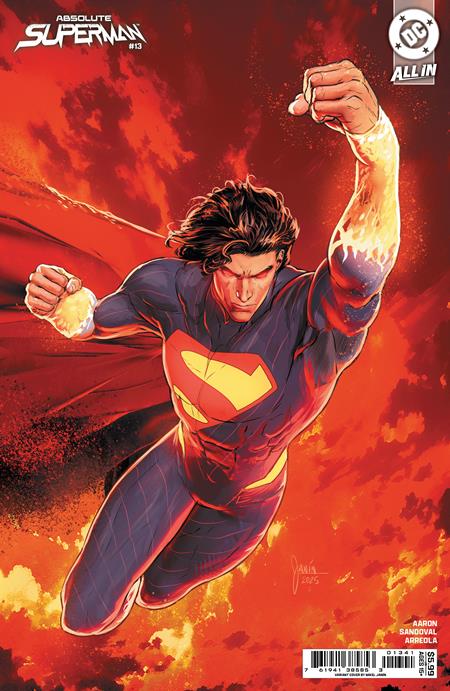 Absolute Superman #13  C Mikel Janin Card Stock Var