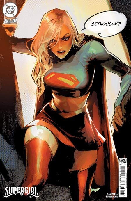 Supergirl #7  B Sozomaika Card Stock Var