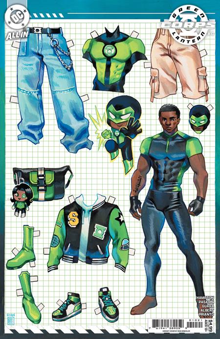 Green Lantern Corps #10  B Rian Gonzales Card Stock Var