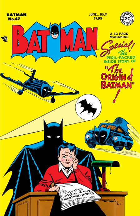 Batman #47 Facsimile Edition  B Bob Kane Foil Var