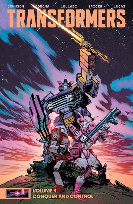 Transformers  | TPB Vol 04 Conquer And Control Direct Market Exclusive Daniel Warren Johnson & Mike Spicer Sword - Graphic Novel - Image - Pop Weasel