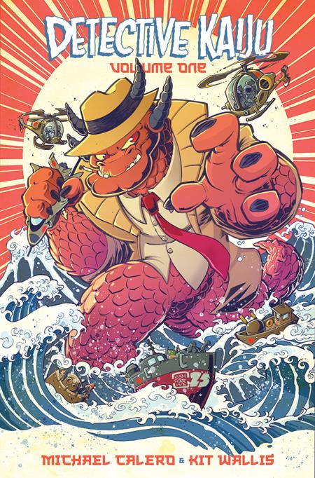 Detective Kaiju  | TPB Vol 01  B Jon Sommariva Var Limited To 1000 Copies Allocations May Occur