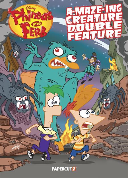 Phineas And Ferb A Maze Ing Creature Double Feature  | Hardcover
