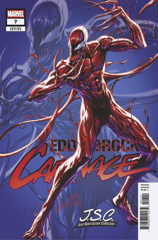 EDDIE BROCK: CARNAGE #7 J. SCOTT CAMPBELL JUST SPECTACULAR COLLECTION VARIANT - Image