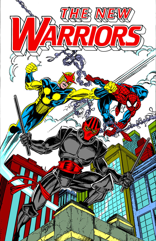 New Warriors: Nova & Night Thrasher Omnibus Mark Bagley Cover [DM Only] | Hardcover - Image