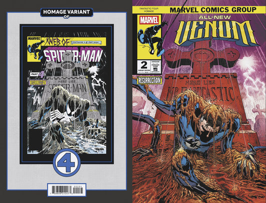 ALL-NEW VENOM #2 GIUSEPPE CAMUNCOLI FANTASTIC FOUR HOMAGE VARIANT image