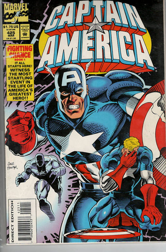 Pre-Owned - Captain America #425  (March 1994) Scanned Image Pop Weasel Pre-Owned Comics