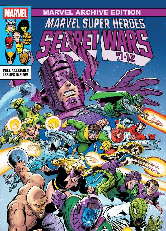 Marvel Archive Edition: Marvel Super Heroes Secret Wars Gallery Edition Mike Zeck Hidden Gem Cover [DM Only] | Hardcover - Image