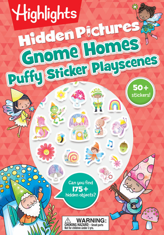 Gnome Homes Hidden Pictures Puffy Sticker Playscenes image