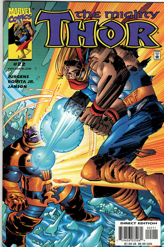 Pre-Owned - Thor #22  (April 2000) Scanned Image Pop Weasel Pre-Owned Comics