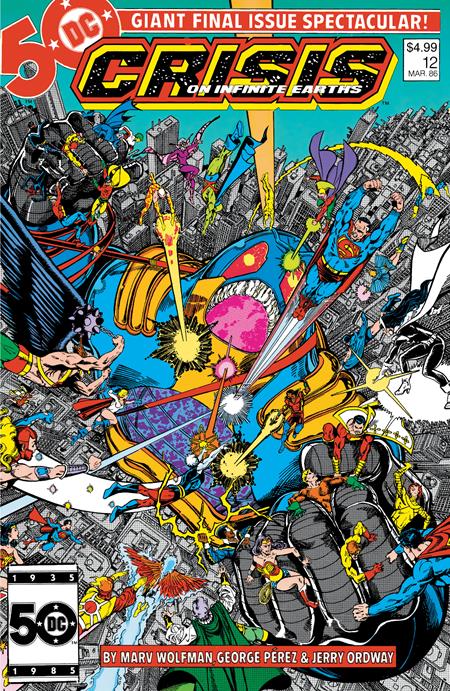 Crisis On Infinite Earths #12 Facsimile Edition  A George Perez image