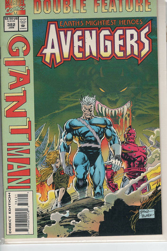 Pre-Owned - Marvel Double Feature ... The Avengers / Giant-Man #382  (January 1995) Scanned Image Pop Weasel Pre-Owned Comics