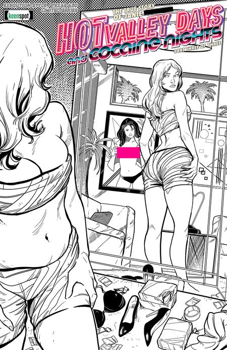 Hot Valley Days #3  B Farid Karami Coloring Book Var - Image
