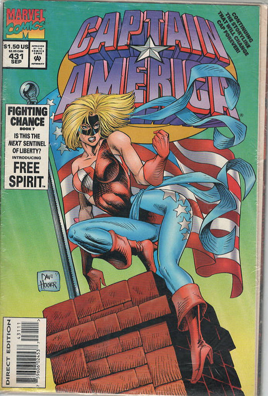 Pre-Owned - Captain America #431  (September 1994) Scanned Image Pop Weasel Pre-Owned Comics