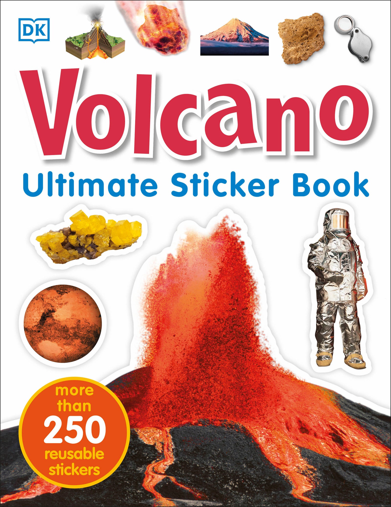 Ultimate Sticker Book: Volcano image