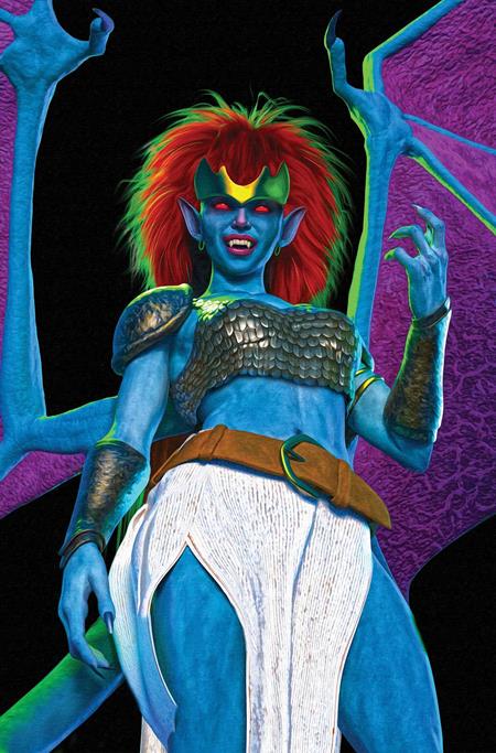 Gargoyles Demona #1  W Inc 1:15 Mark Spears Black Bkgr Virgin Var - Image