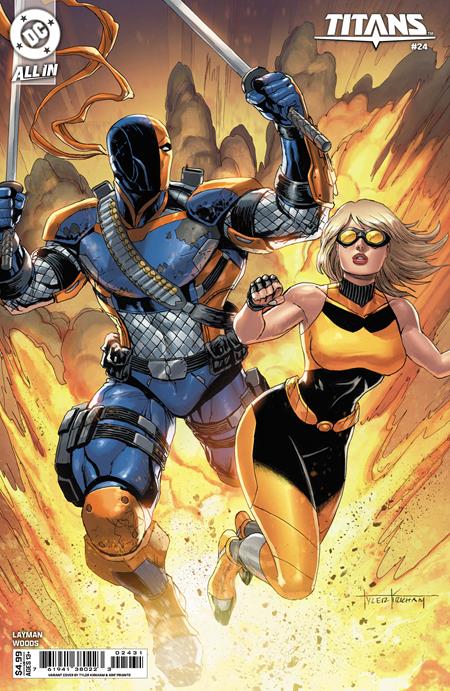 Titans #24  C Tyler Kirkham Card Stock Var - Image