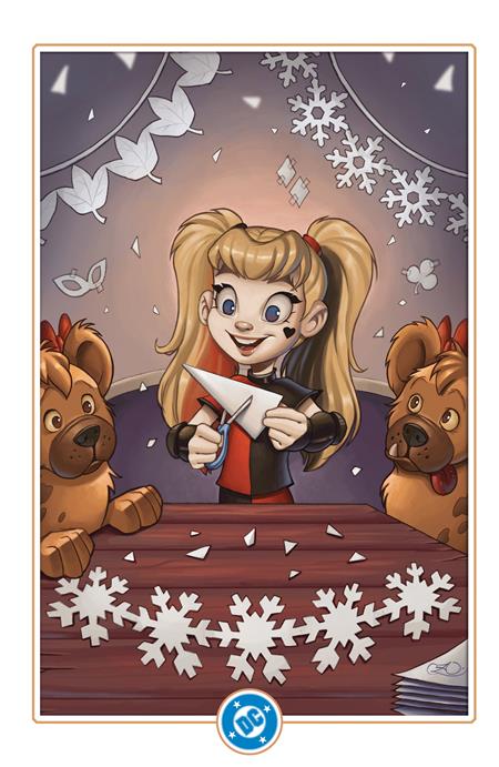 Harley Quinn #46  D Chrissie Zullo Dc Winter Wonderland Card Stock Var image