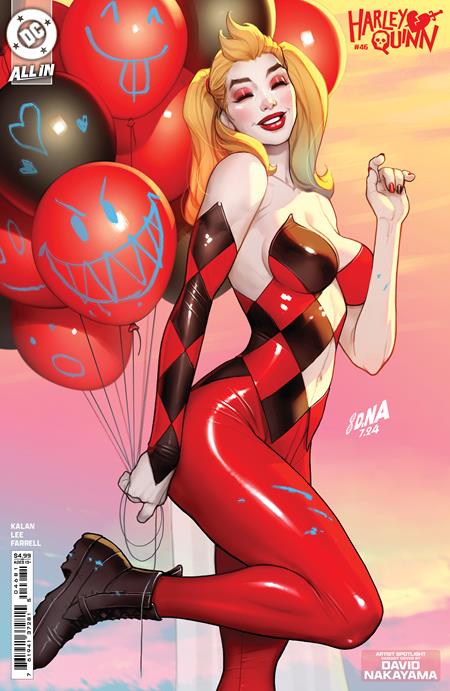 Harley Quinn #46  E David Nakayama Artist Spotlight Card Stock Var image