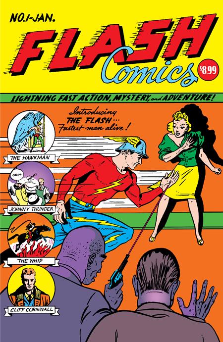 Flash Comics #1 Facsimile Edition  B Sheldon Moldoff Foil Var image