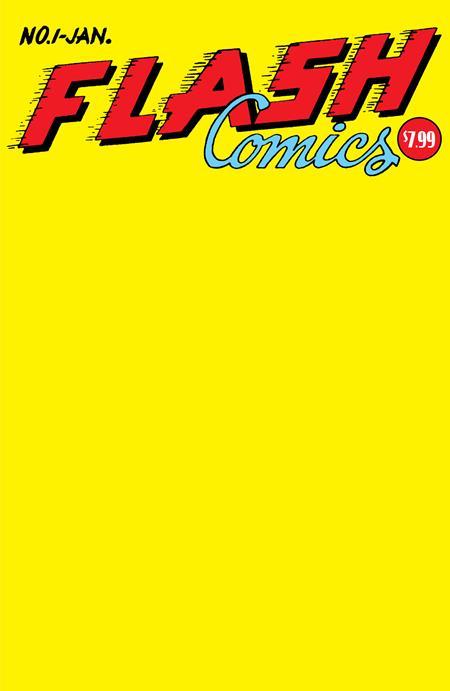 Flash Comics #1 Facsimile Edition  C Blank Var image