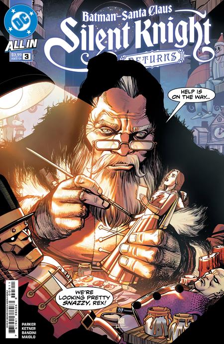 Batman Santa Claus Silent Knight Returns #3 (of 5)  A Bernard Chang image