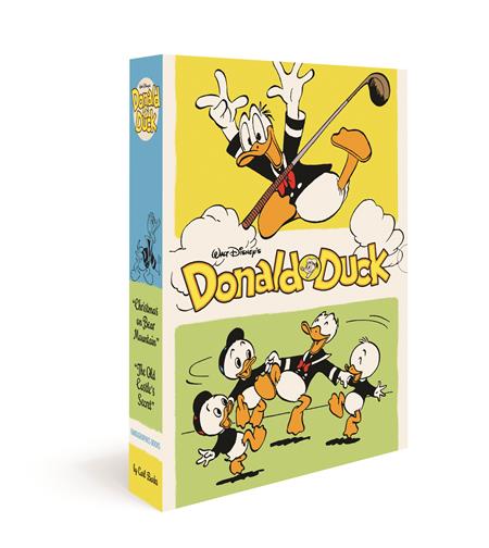 Walt Disneys Donald Duck Gift Box Set Christmas On Bear Mountain & The Old Castle&#39;s Secret Vols 05 & 06  | Hardcover image